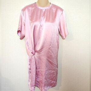 Zara Pink Short Sleeve Dress